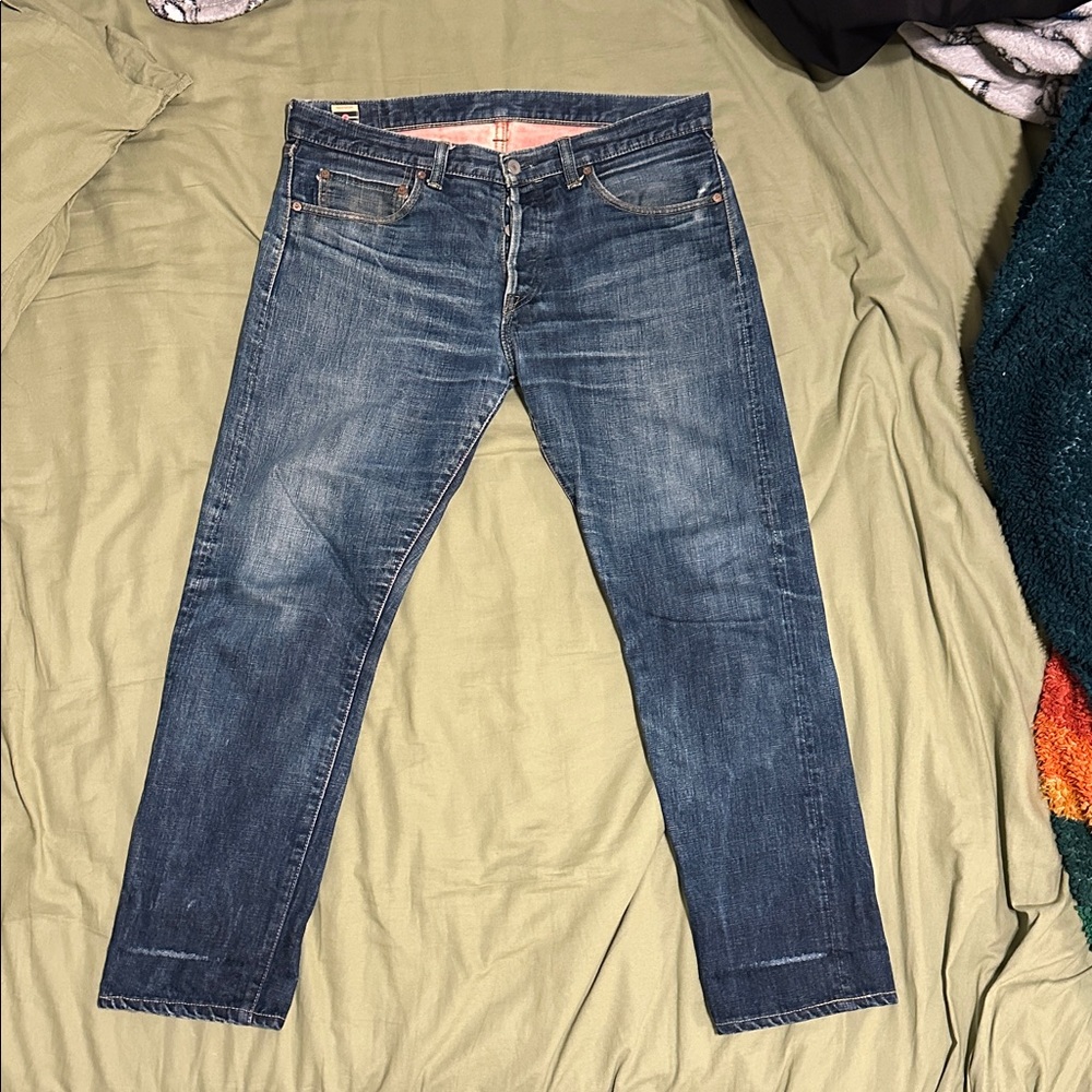 Momotaro X Blue Owl Workshop Slim Taper Jeans